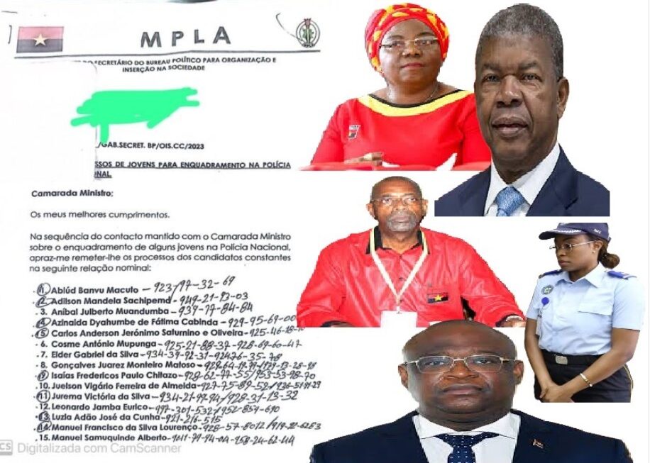 LUISA DAMIÃO E MUANDUMBA COM UMA LISTA DE MAIS DE 100 CANDIDATOS NO SME E MANUEL HOMEM ACUSADO DE USAR Α ΤΡΑ PARA ENGANAR JOÃO LOURENÇO