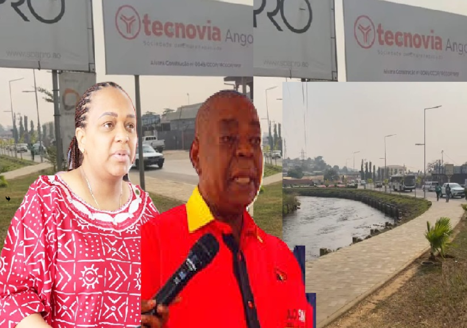 TECNOVIA ANGOLA ABANDONA OBRA DE MAIS DE 427 MILHÕES: MARA QUIOSA E MARCOS NHUNGA COM IMPRESSÕES DIGITAIS NO DINHEIRO DO ESTADO