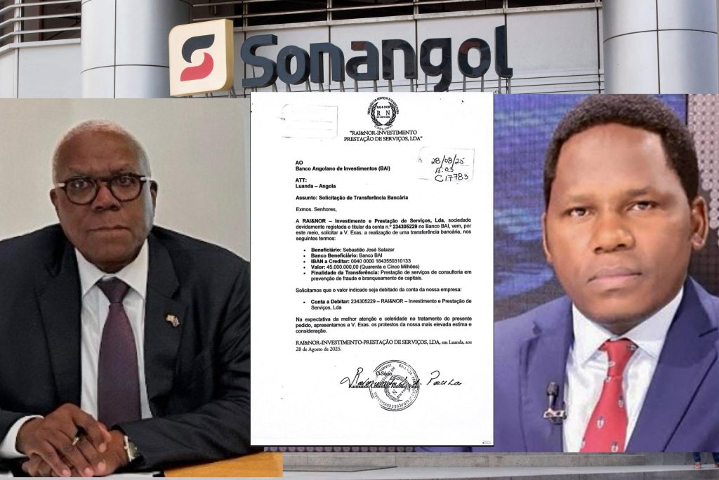 CASO SONANGOL: PCA Sebastião Pai Querido ordena rapto de Jornalista por denuncia de corrupção e desvio de milhões
